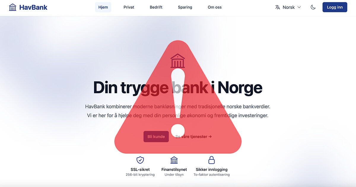 Finanstilsynet advarer om HavBank ​